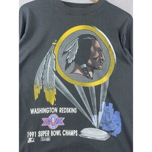 Vintage 1991 Washington Redskins Super Bowl XXVI Champions Shirt‎ Screen Stars L
